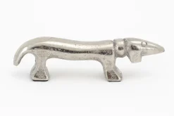 Décoration^Flamant Calum, Chien, Nickel, S