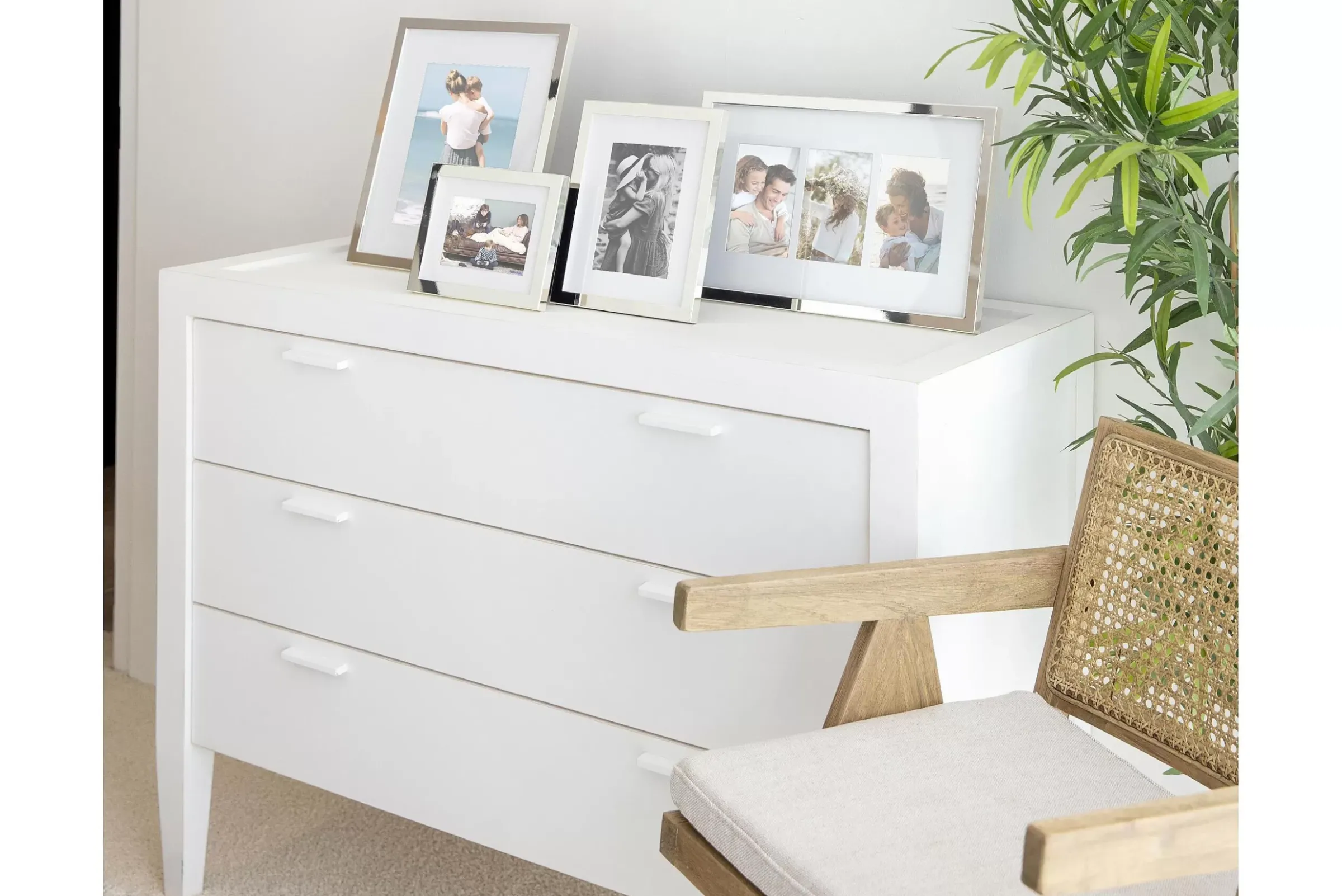 Placards^Flamant Cape Cod, Commode, Blanc