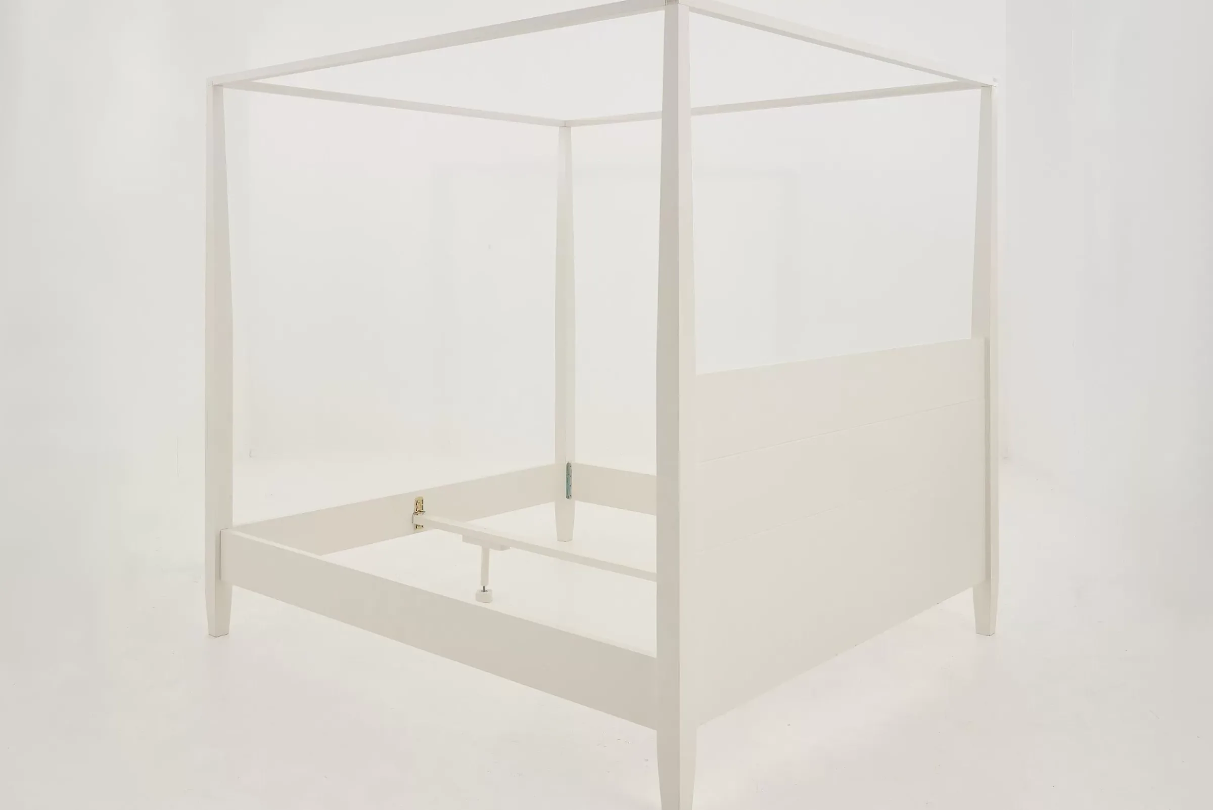 Des Lits^Flamant Cape Cod, Lit A Baldaquin, Blanc, 180 Cm