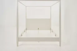 Des Lits^Flamant Cape Cod, Lit A Baldaquin, Blanc, 180 Cm