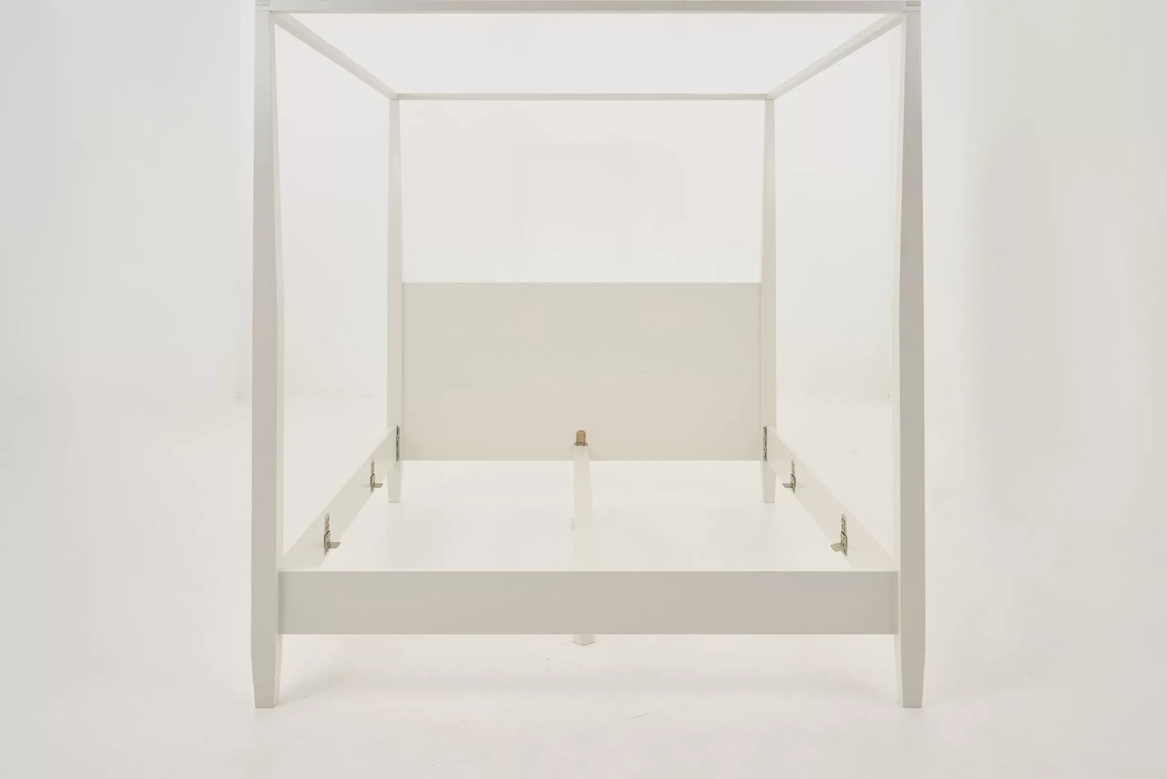 Des Lits^Flamant Cape Cod, Lit A Baldaquin, Blanc, 180 Cm