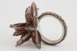 Accessoires^Flamant Carlea, Rond De Serviette, Perles