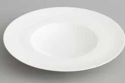 Assiettes, Plats Et Bols^Flamant Cathy, Assiette A Pates, Bone China, Blanc