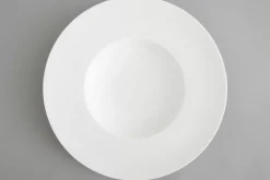 Assiettes, Plats Et Bols^Flamant Cathy, Assiette A Pates, Bone China, Blanc