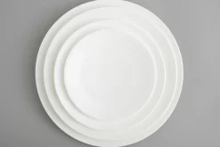Assiettes, Plats Et Bols^Flamant Cathy, Assiette, Porcelaine, Blanc, 28Cm