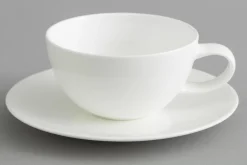 Assiettes, Plats Et Bols^Flamant Cathy, Tasse Et Soucoupe, Porcelaine, Blanc, 200Ml