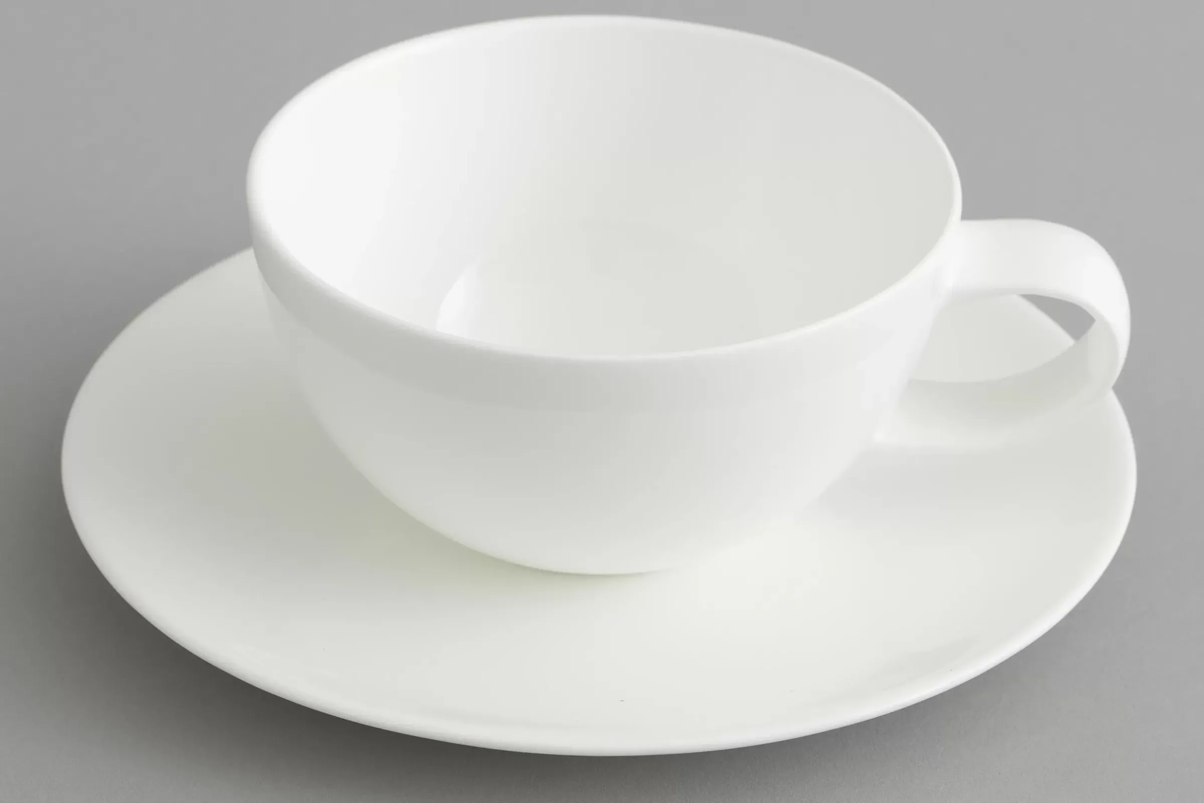 Assiettes, Plats Et Bols^Flamant Cathy, Tasse Et Soucoupe, Porcelaine, Blanc, 200Ml