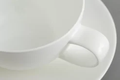 Assiettes, Plats Et Bols^Flamant Cathy, Tasse Et Soucoupe, Porcelaine, Blanc, 200Ml