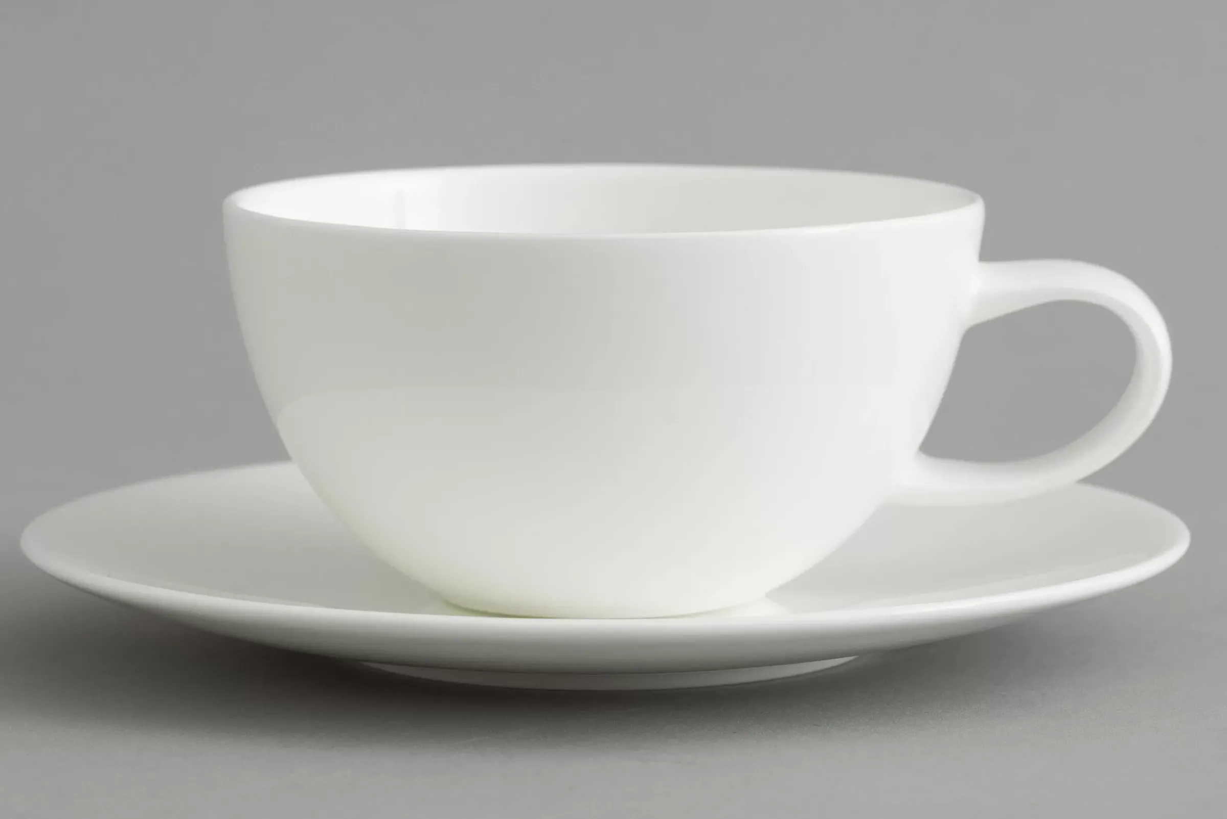 Assiettes, Plats Et Bols^Flamant Cathy, Tasse Et Soucoupe, Porcelaine, Blanc, 200Ml