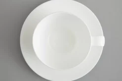 Assiettes, Plats Et Bols^Flamant Cathy, Tasse Et Soucoupe, Porcelaine, Blanc, 200Ml