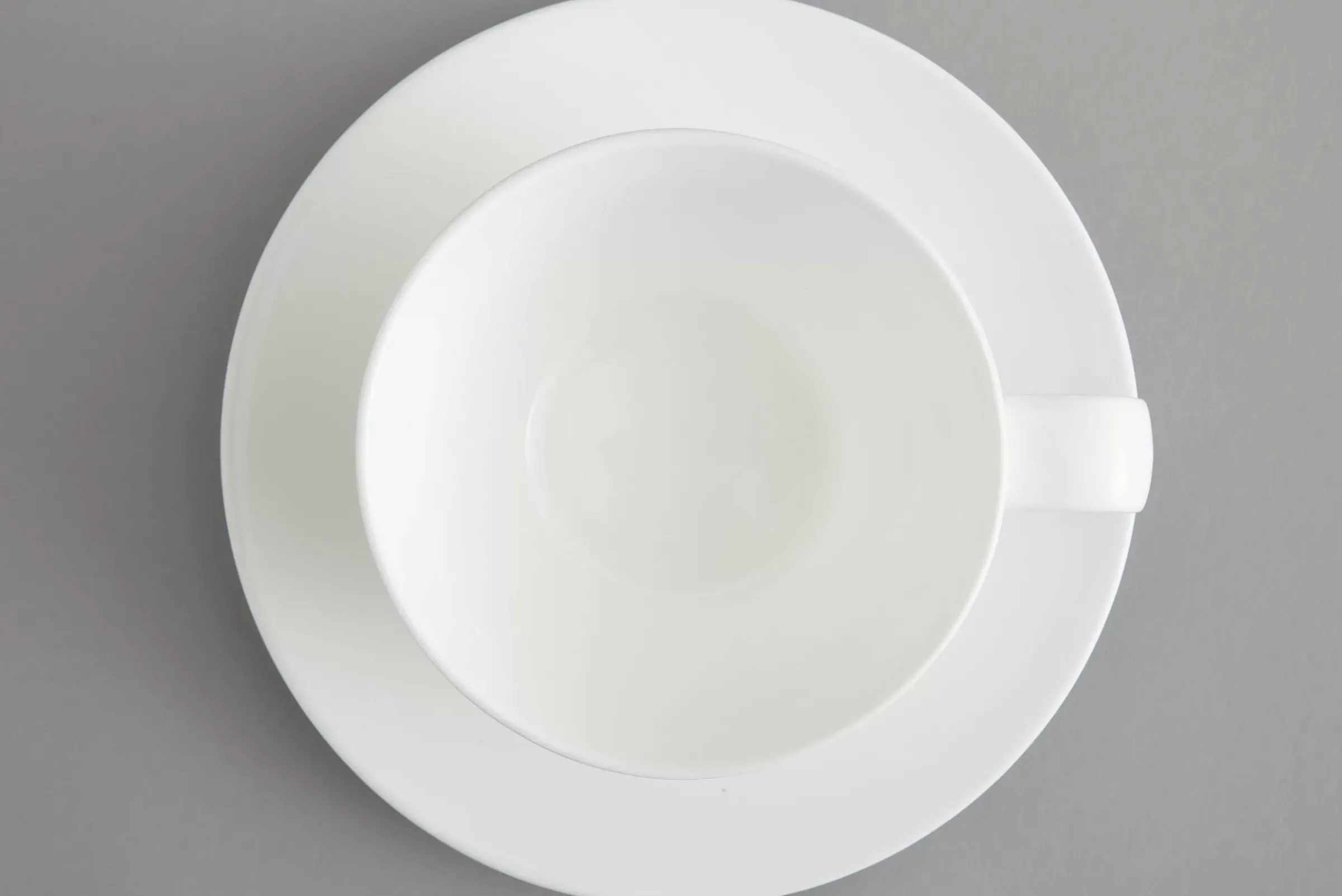 Assiettes, Plats Et Bols^Flamant Cathy, Tasse Et Soucoupe, Porcelaine, Blanc, 200Ml