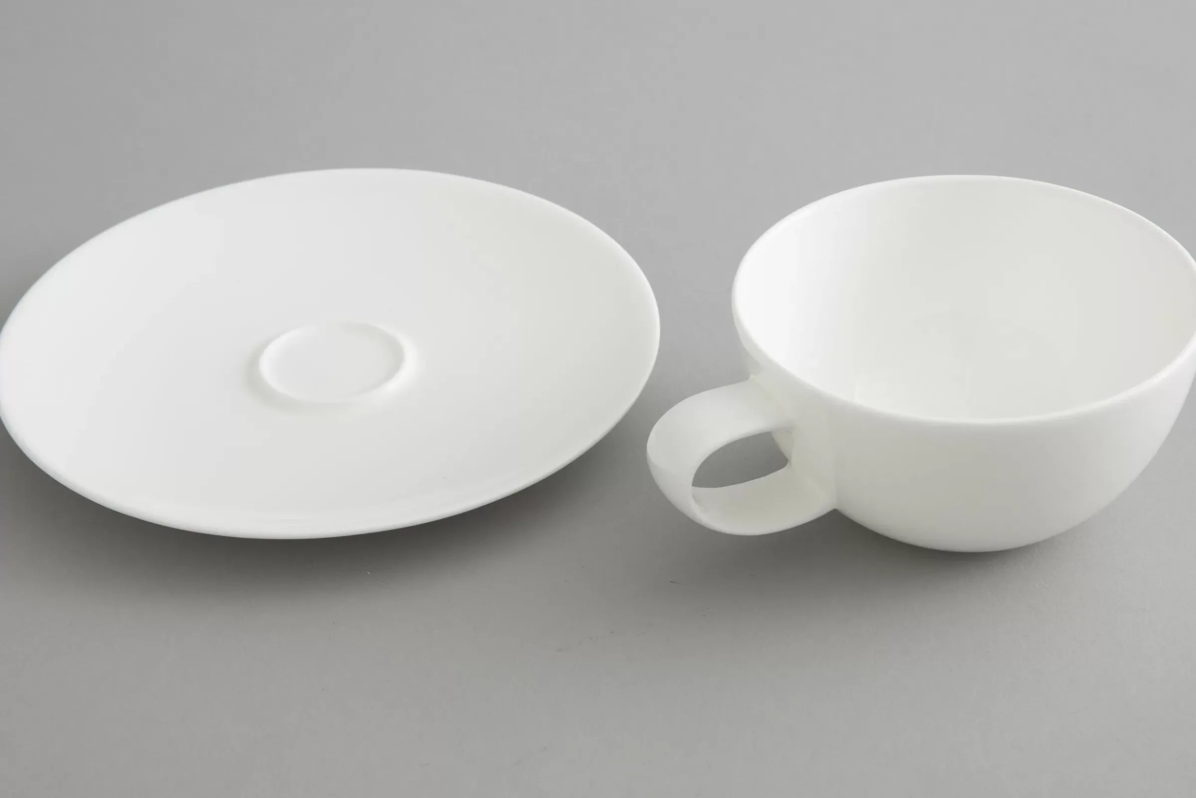 Assiettes, Plats Et Bols^Flamant Cathy, Tasse Et Soucoupe, Porcelaine, Blanc, 200Ml