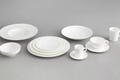 Assiettes, Plats Et Bols^Flamant Cathy, Tasse Et Soucoupe, Porcelaine, Blanc, 200Ml