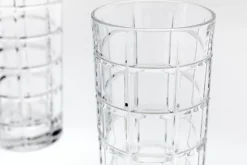 Lunettes^Flamant Chopin, Grand Verre, Coupe A La Main, Ensemble De 6