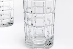 Lunettes^Flamant Chopin, Grand Verre, Coupe A La Main, Ensemble De 6