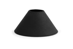 Eclairage^Flamant Circum, Abat-Jour, Noir, Conique, 23 Cm