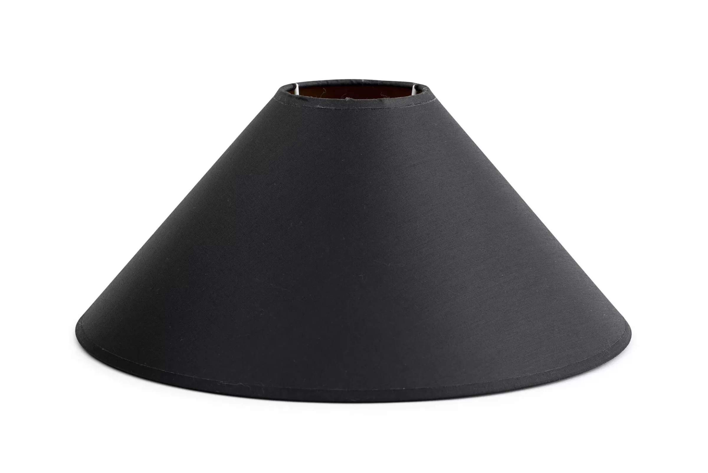Eclairage^Flamant Circum, Abat-Jour, Noir Et Or, Conique, 30 Cm