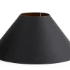 Eclairage^Flamant Circum, Abat-Jour, Noir Et Or, Conique, 55 Cm