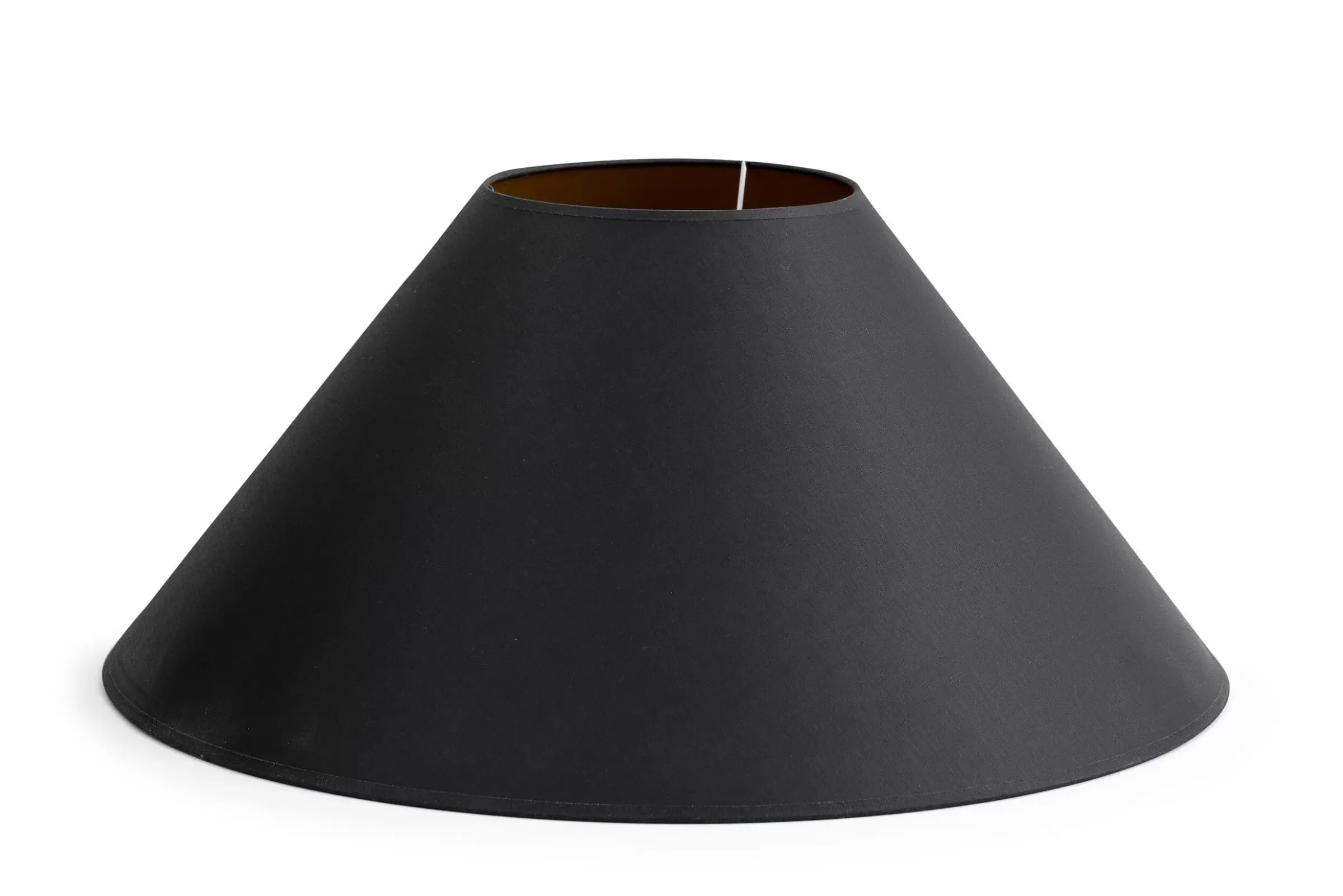 Eclairage^Flamant Circum, Abat-Jour, Noir Et Or, Conique, 55 Cm