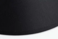 Eclairage^Flamant Circum, Abat-Jour, Noir Et Or, Conique, 23 Cm