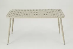 Tables De Jardin^Flamant Claire, Table De Jardin, 150X75, Blanc Retro