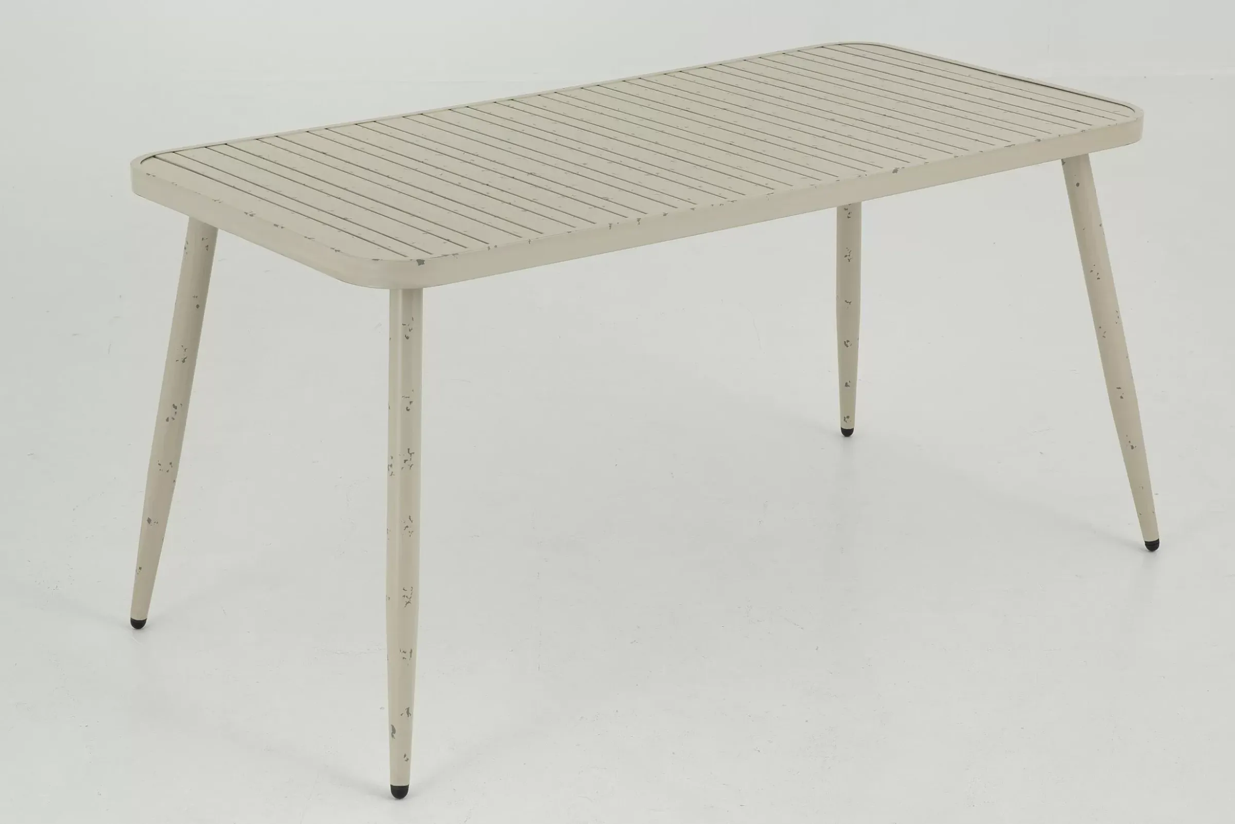 Tables De Jardin^Flamant Claire, Table De Jardin, 150X75, Blanc Retro