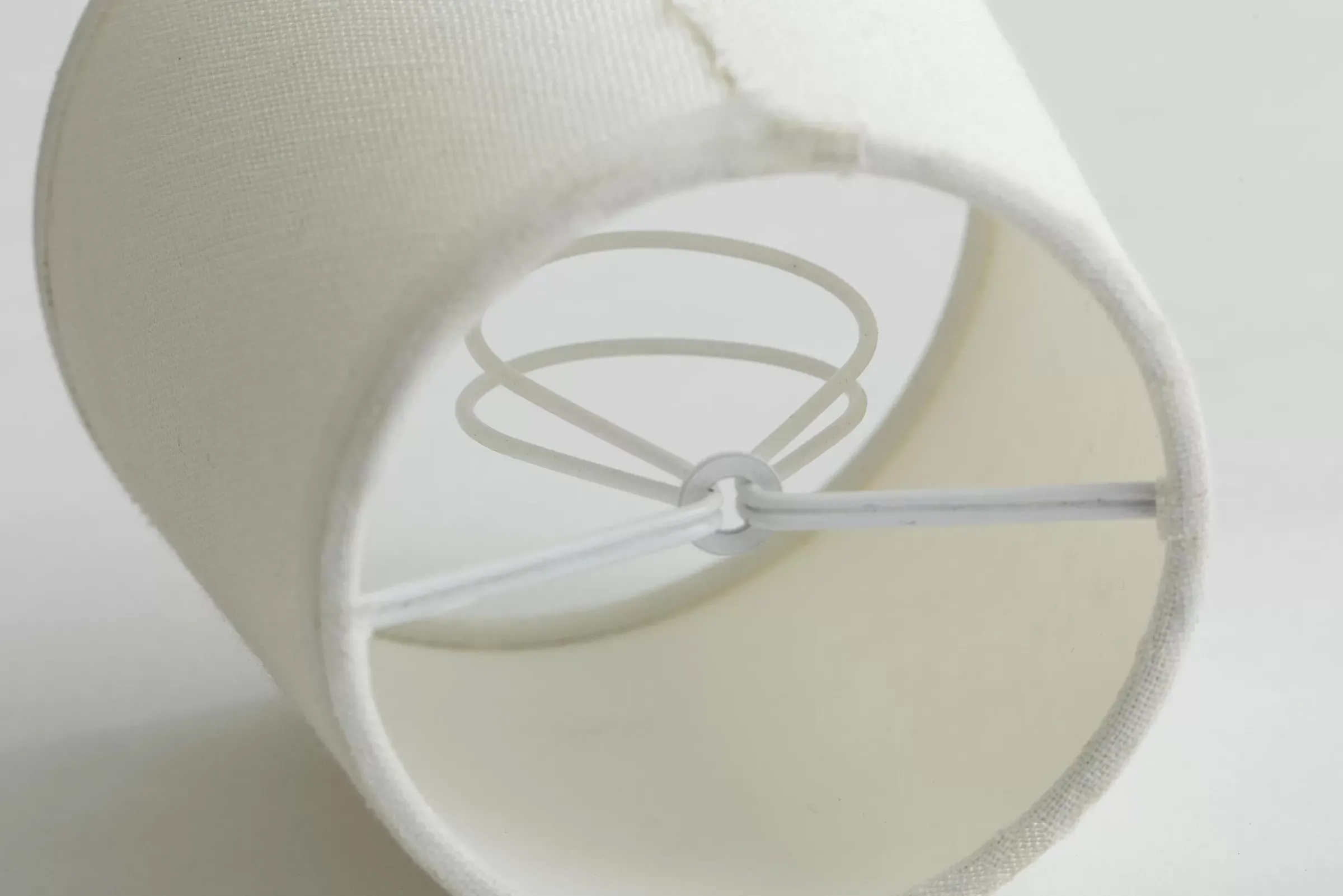 Eclairage^Flamant Clips, Abat-Jour, Blanc Casse, Cylindre, 10 Cm