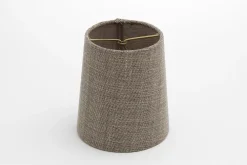 Eclairage^Flamant Clips, Abat-Jour, Naturel Et Gris, Cylindre, 10 Cm