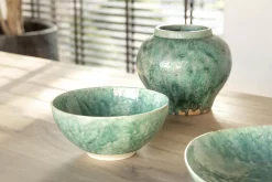 Assiettes, Plats Et Bols^Flamant Cresta, Bol De Service, Ceramique, Turquoise, Rond, 37Cm