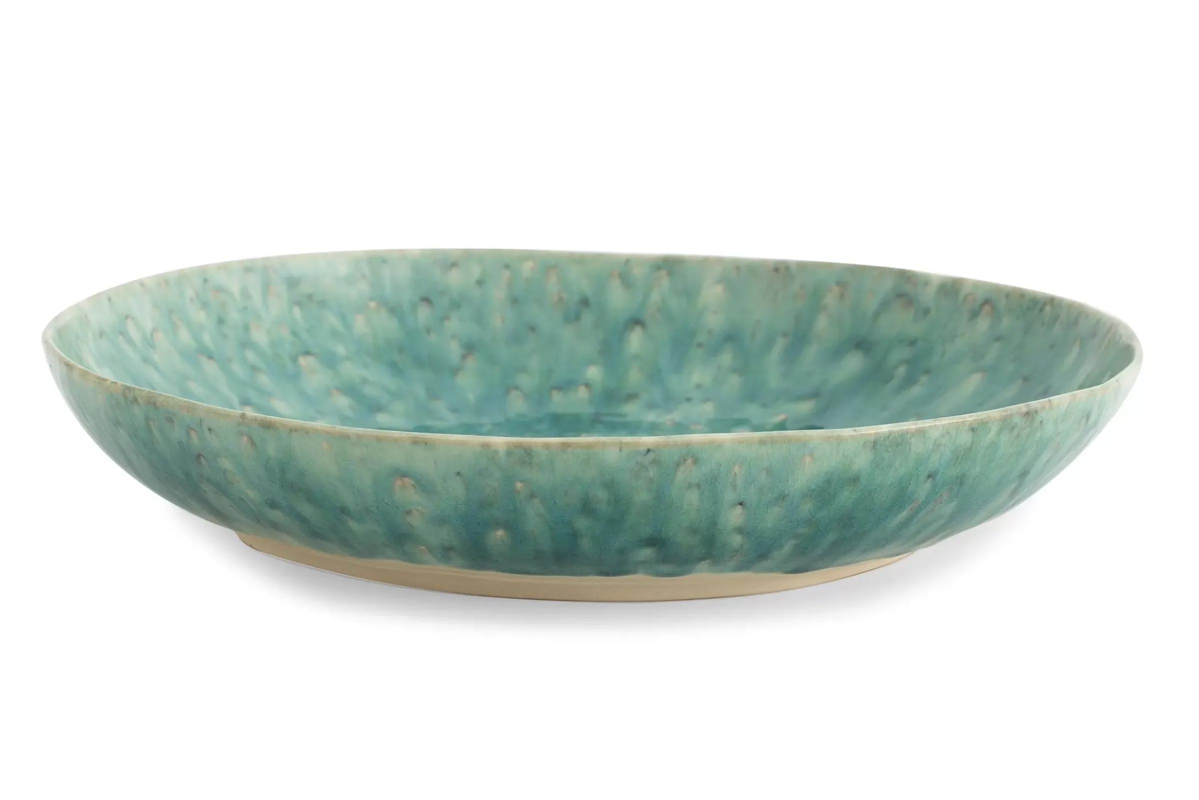 Assiettes, Plats Et Bols^Flamant Cresta, Bol De Service, Ceramique, Turquoise, Rond, 37Cm