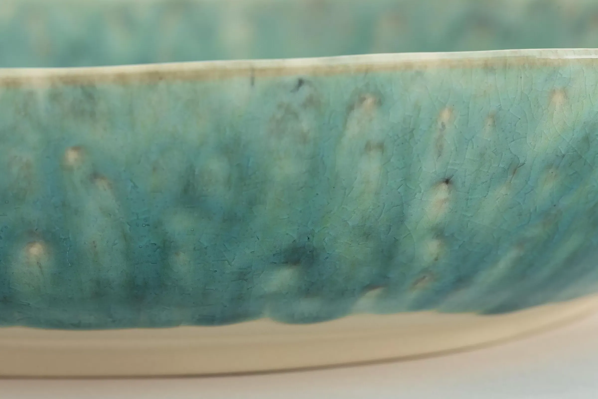 Assiettes, Plats Et Bols^Flamant Cresta, Bol De Service, Ceramique, Turquoise, Rond, 37Cm