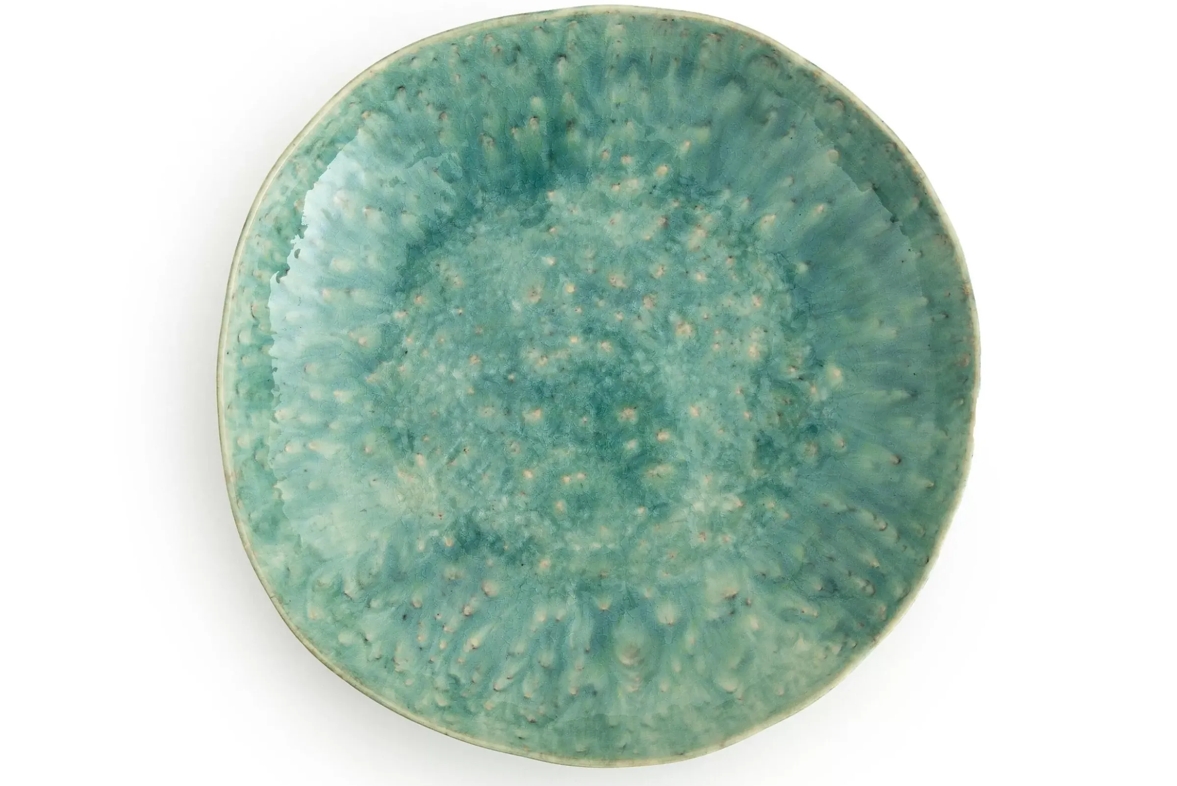 Assiettes, Plats Et Bols^Flamant Cresta, Bol De Service, Ceramique, Turquoise, Rond, 37Cm