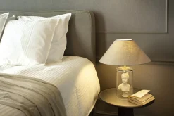 Eclairage^Flamant Cypri, Lampe De Table, Verre, S