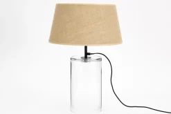 Eclairage^Flamant Cypri, Lampe De Table, Verre, Noir, S