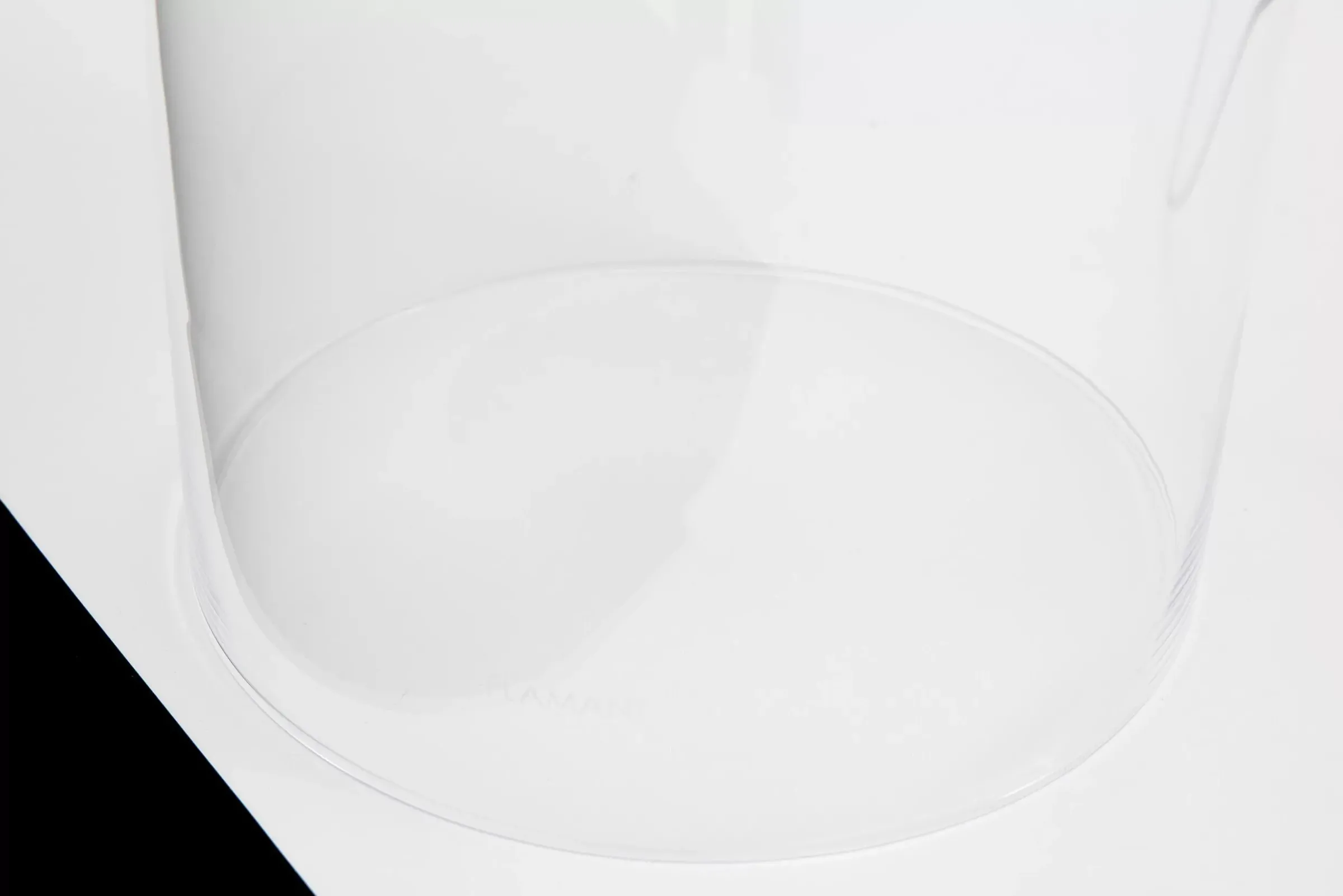 Eclairage^Flamant Cypri, Lampe De Table, Verre, Noir, L