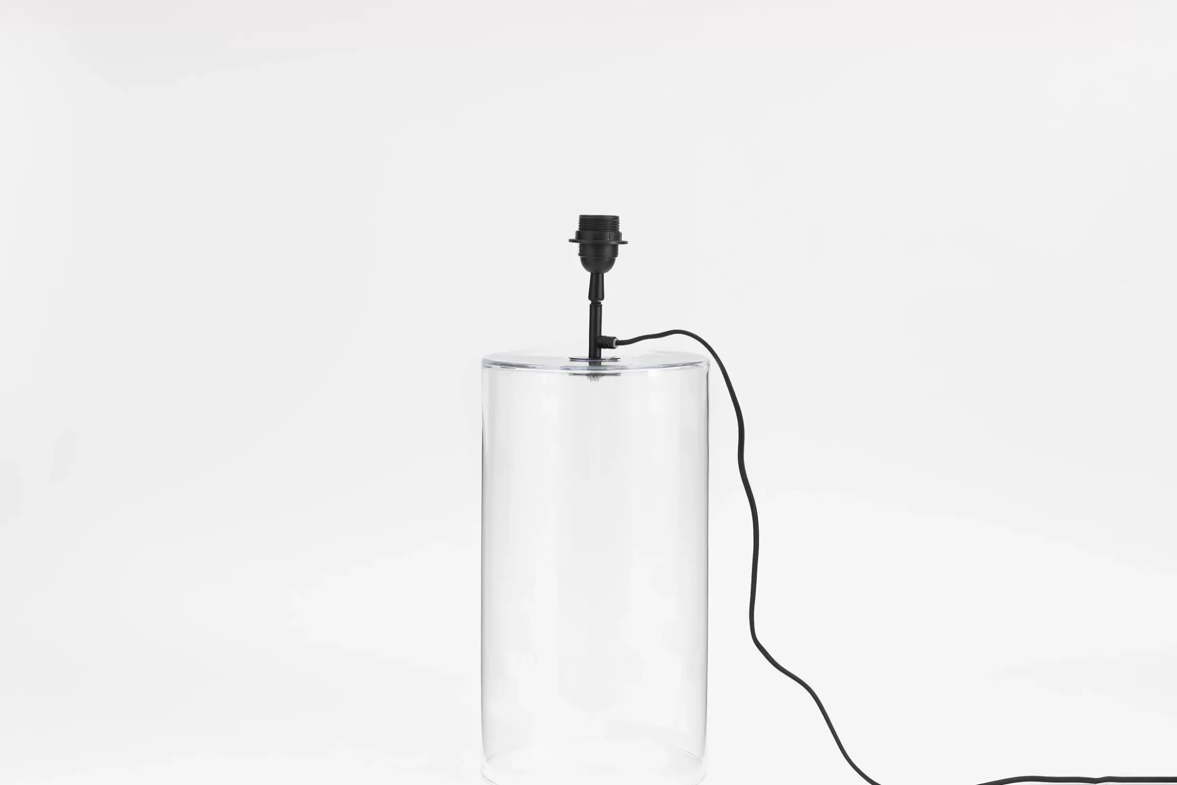 Eclairage^Flamant Cypri, Lampe De Table, Verre, Noir, L