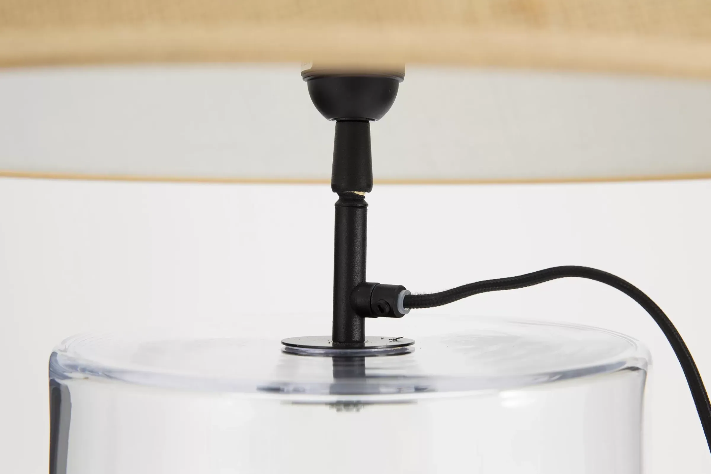 Eclairage^Flamant Cypri, Lampe De Table, Verre, Noir, L