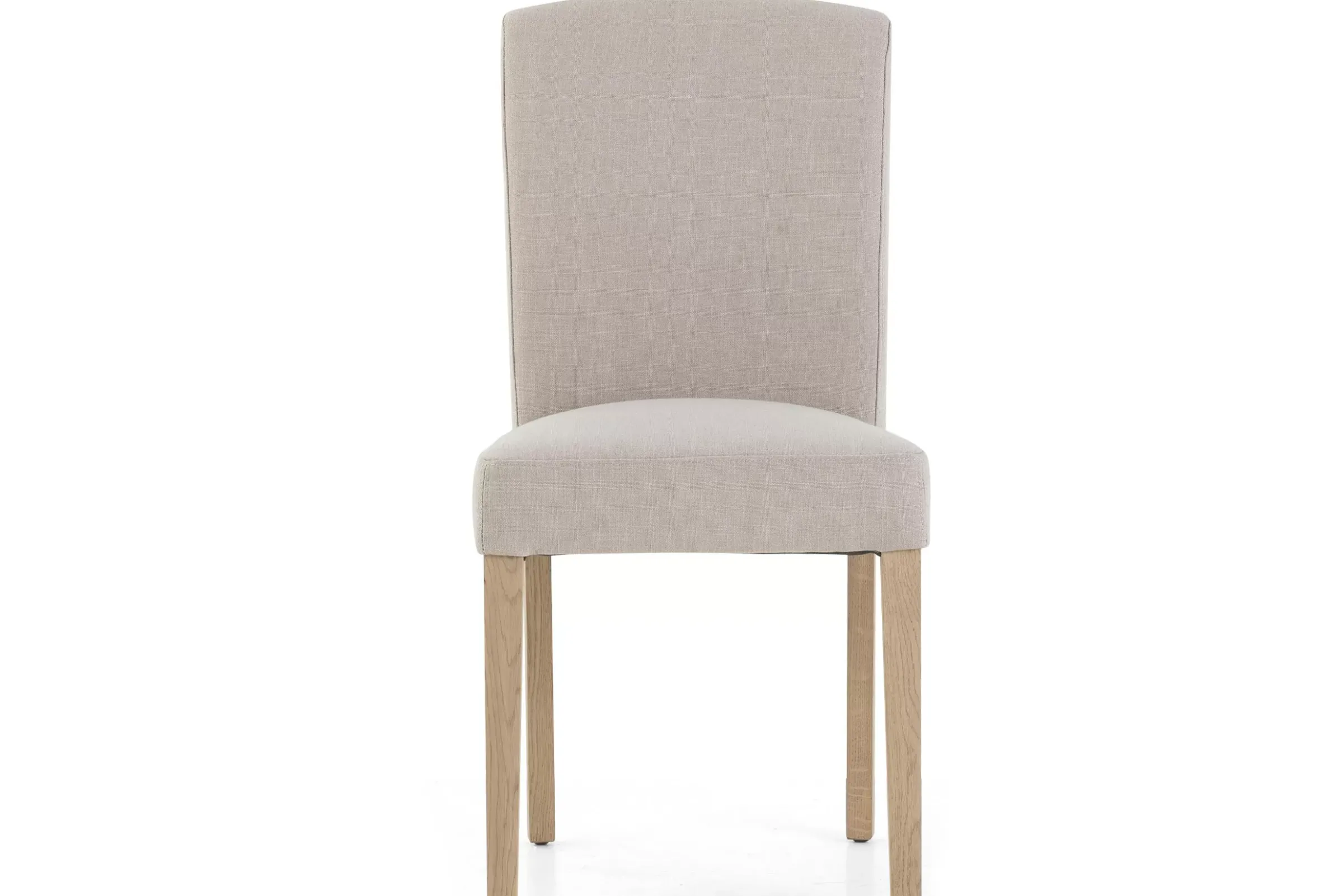 Chaises^Flamant Dalya, Chaise, Bouleau, Lin Blanc Casse