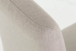 Chaises^Flamant Dalya, Chaise, Bouleau, Lin Blanc Casse