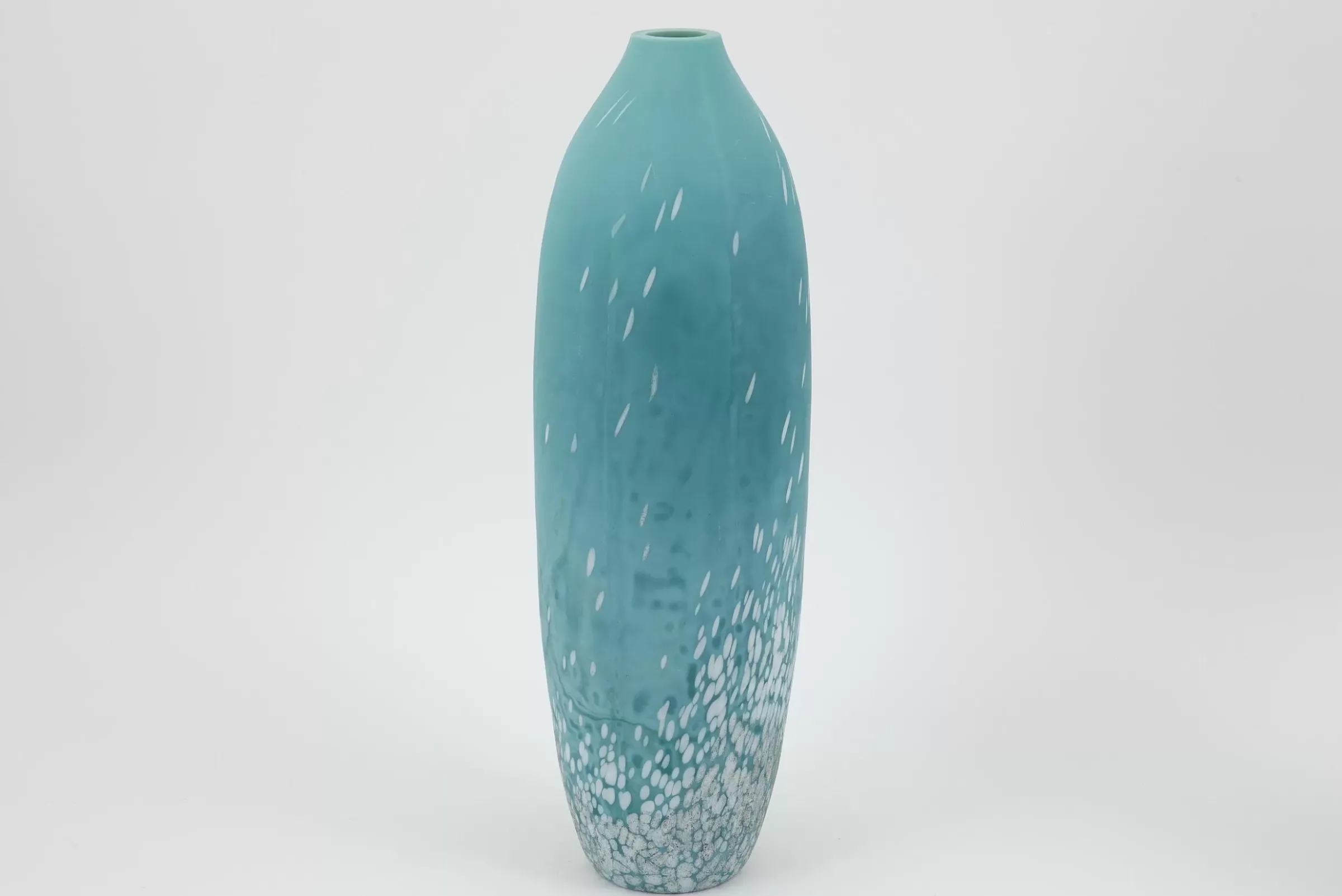 Décoration^Flamant Dego, Vase, Verre, Turquoise, L