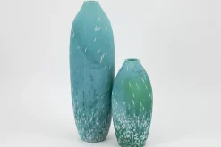 Décoration^Flamant Dego, Vase, Verre, Turquoise, L