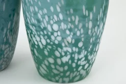 Décoration^Flamant Dego, Vase, Verre, Turquoise, L