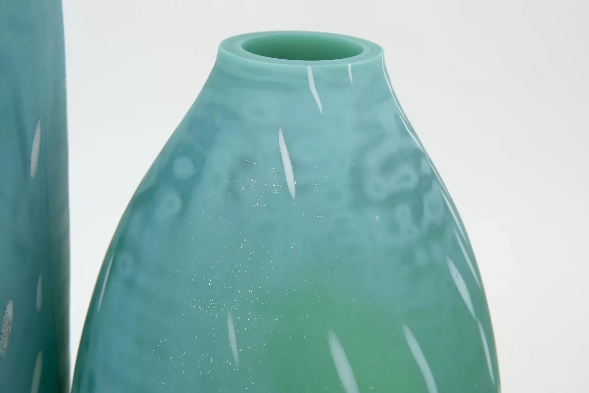 Décoration^Flamant Dego, Vase, Verre, Turquoise, S
