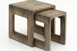 Table A Cafe^Flamant Dineen, Table D'Appoint, Bois, Marron, L