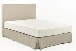 Des Lits^Flamant Duncan, Lit Double, Avec Tete De Lit, Housse, 180Cm