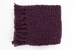 Textiles De Maison^Flamant Einstein, Plaid, Violet