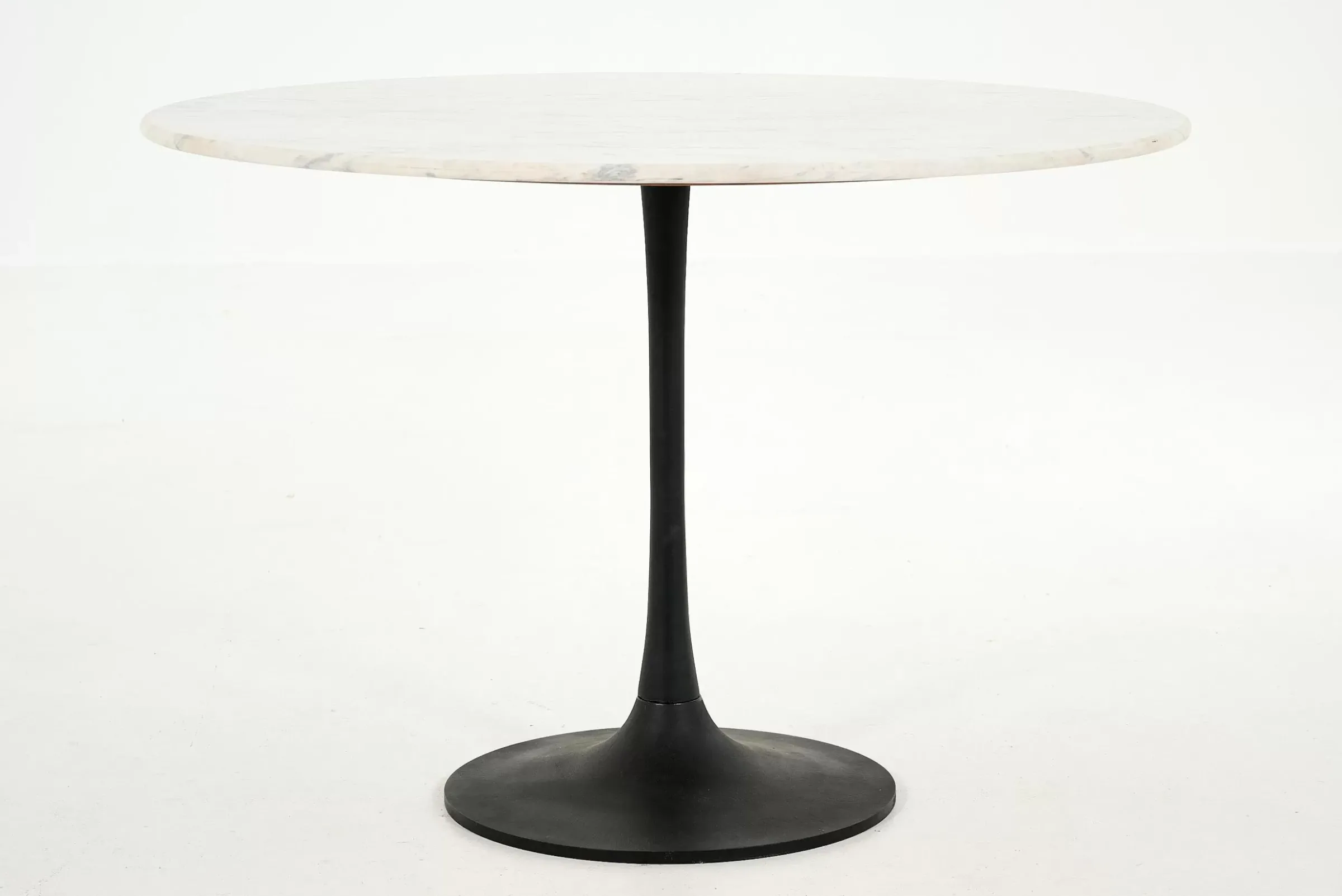 Tables A Manger^Flamant Fano, Table A Manger, Ronde, Marbre Blanc