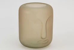 Décoration^Flamant Fefy, Vase, Verre, Fumee