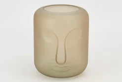Décoration^Flamant Fefy, Vase, Verre, Fumee
