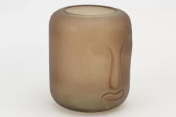 Décoration^Flamant Fefy, Vase, Verre, Gris